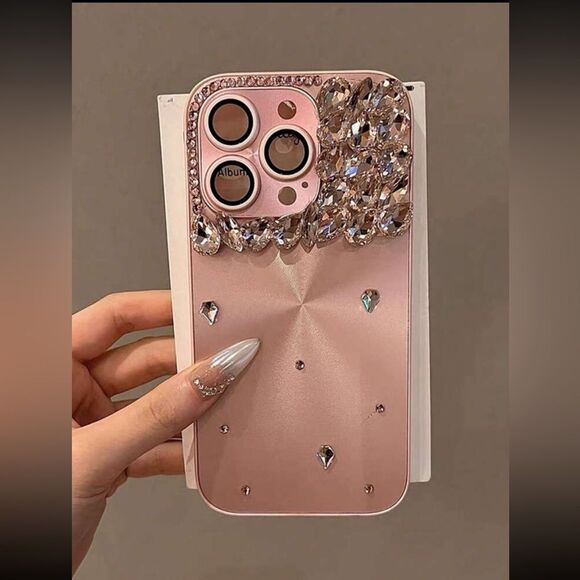 Accessories - Luxe Pink Diamond iPhone 16 Pro Max Case